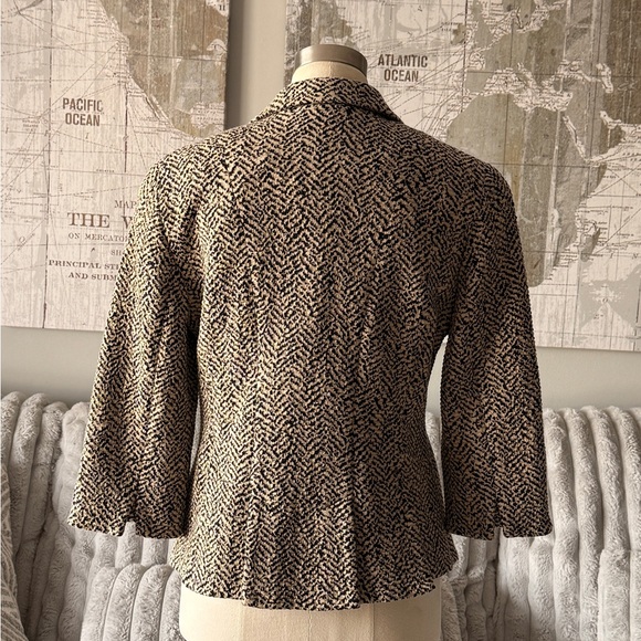 Coldwater Creek Blazer Jacket - wool- 3/4‎ sleeve women’s size 8 - Picture 2 of 5